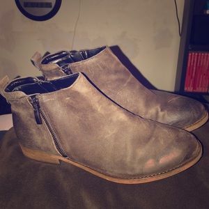 Brown Leather Ankle Boots